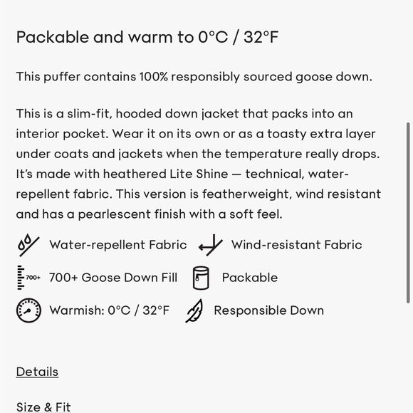 TNA Aritzia Botanie Little Puff Puffer Jacket Coat Light Grey - Picture 2 of 5